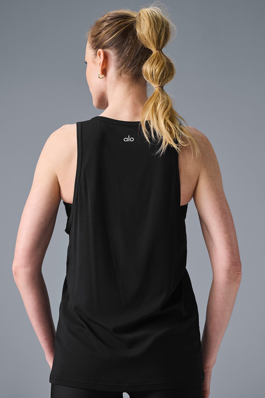 Everyday Modal Rib Tank - Black — photo 2