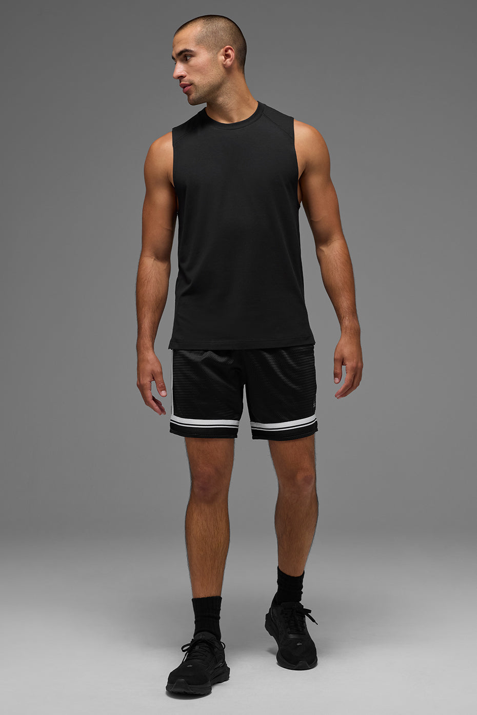ALO Vapor Muscle Tank - Black — photo 4