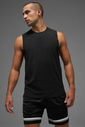 ALO Vapor Muscle Tank - Black — photo 1