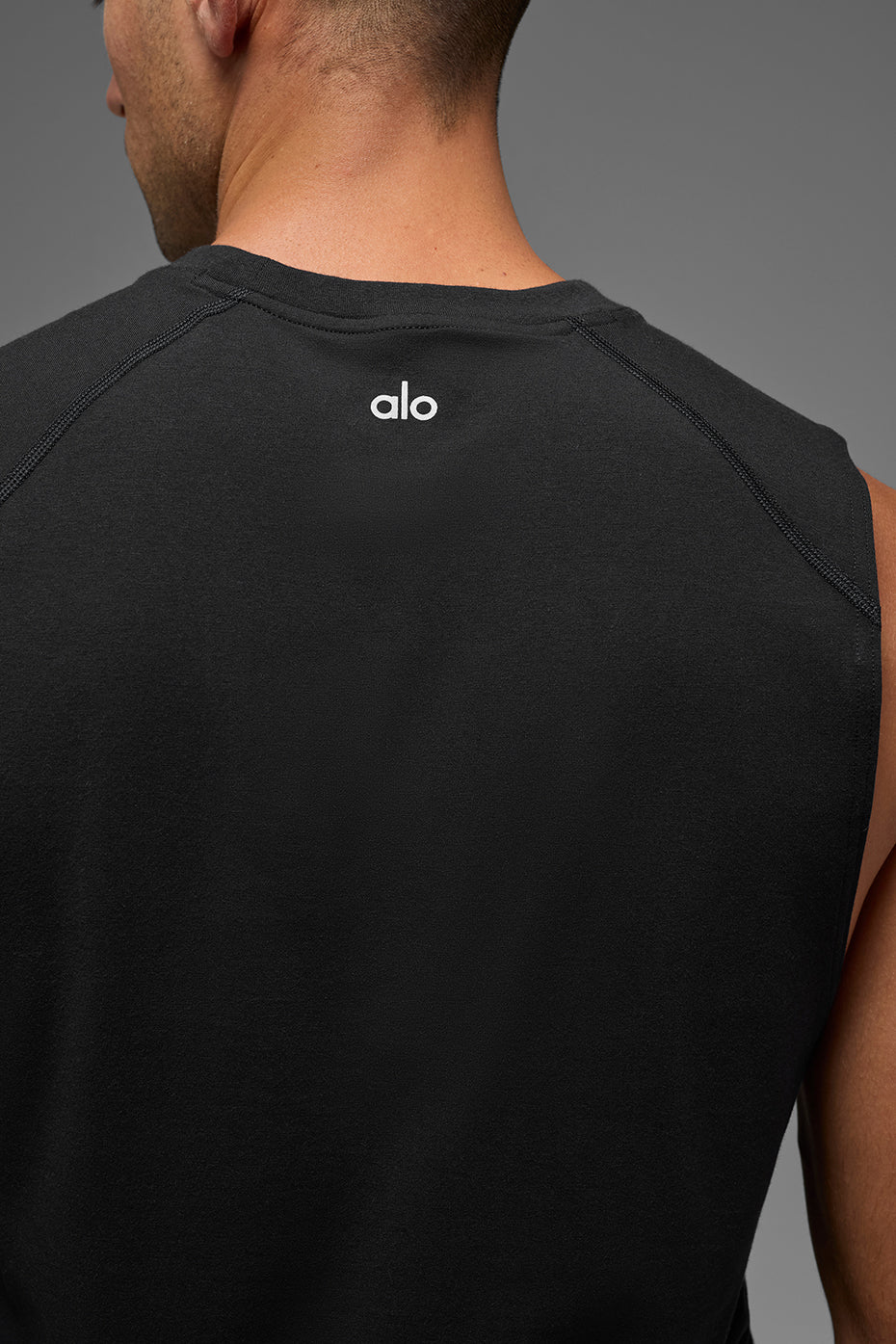 ALO Vapor Muscle Tank - Black — photo 3