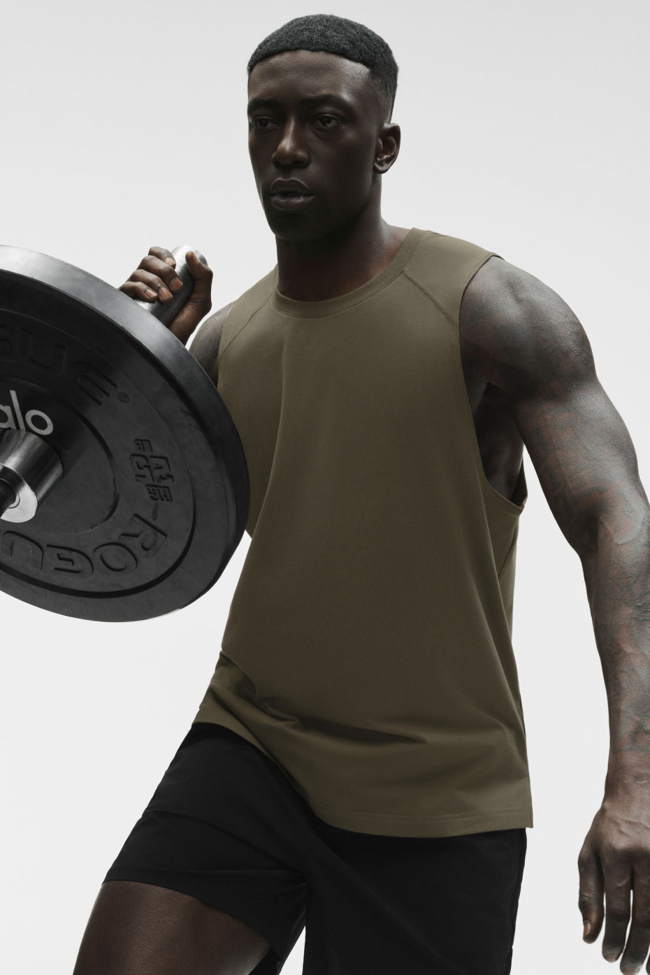ALO Vapor Muscle Tank - Olive Tree — photo 5