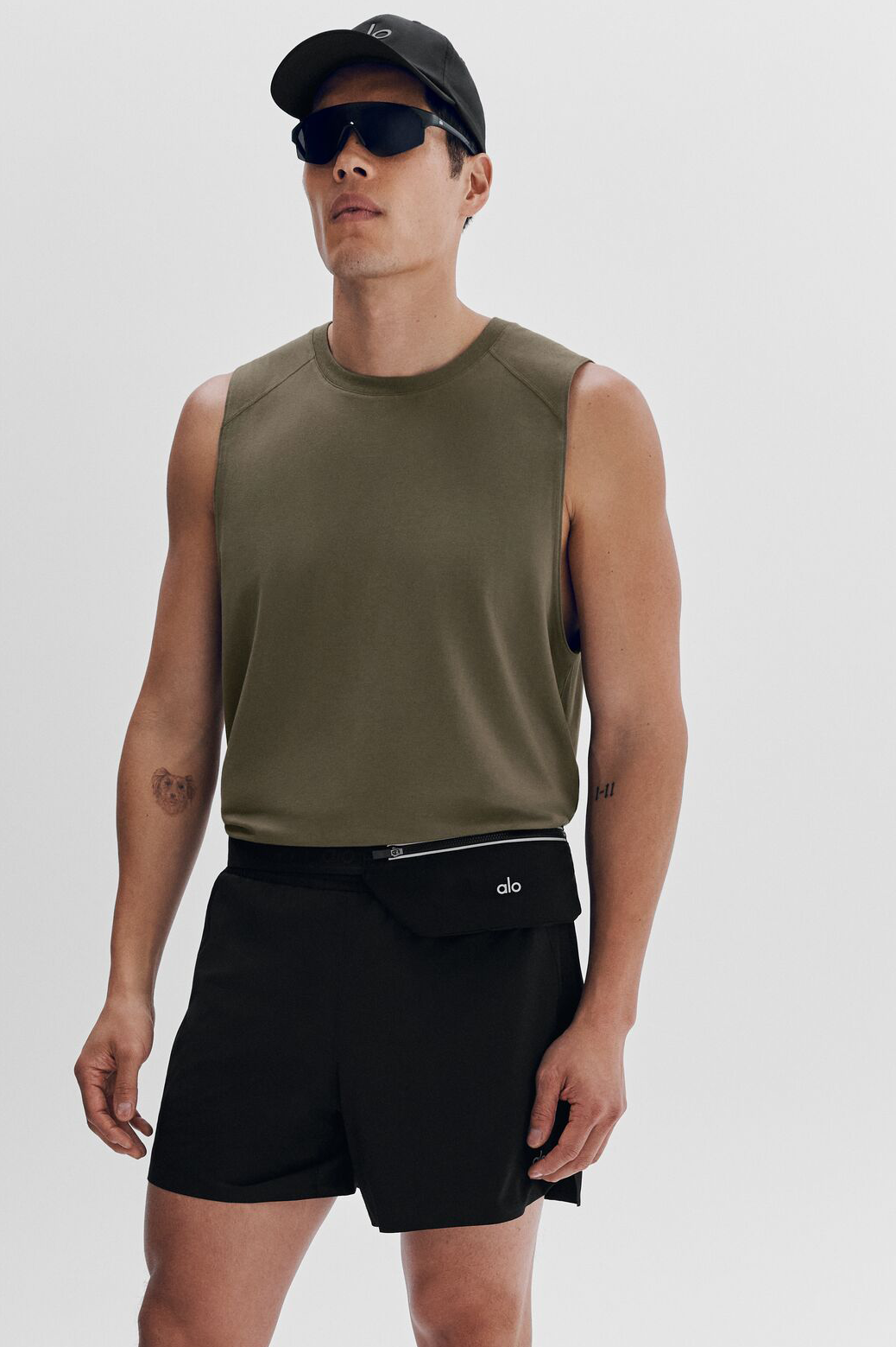 ALO Vapor Muscle Tank - Olive Tree — photo 1
