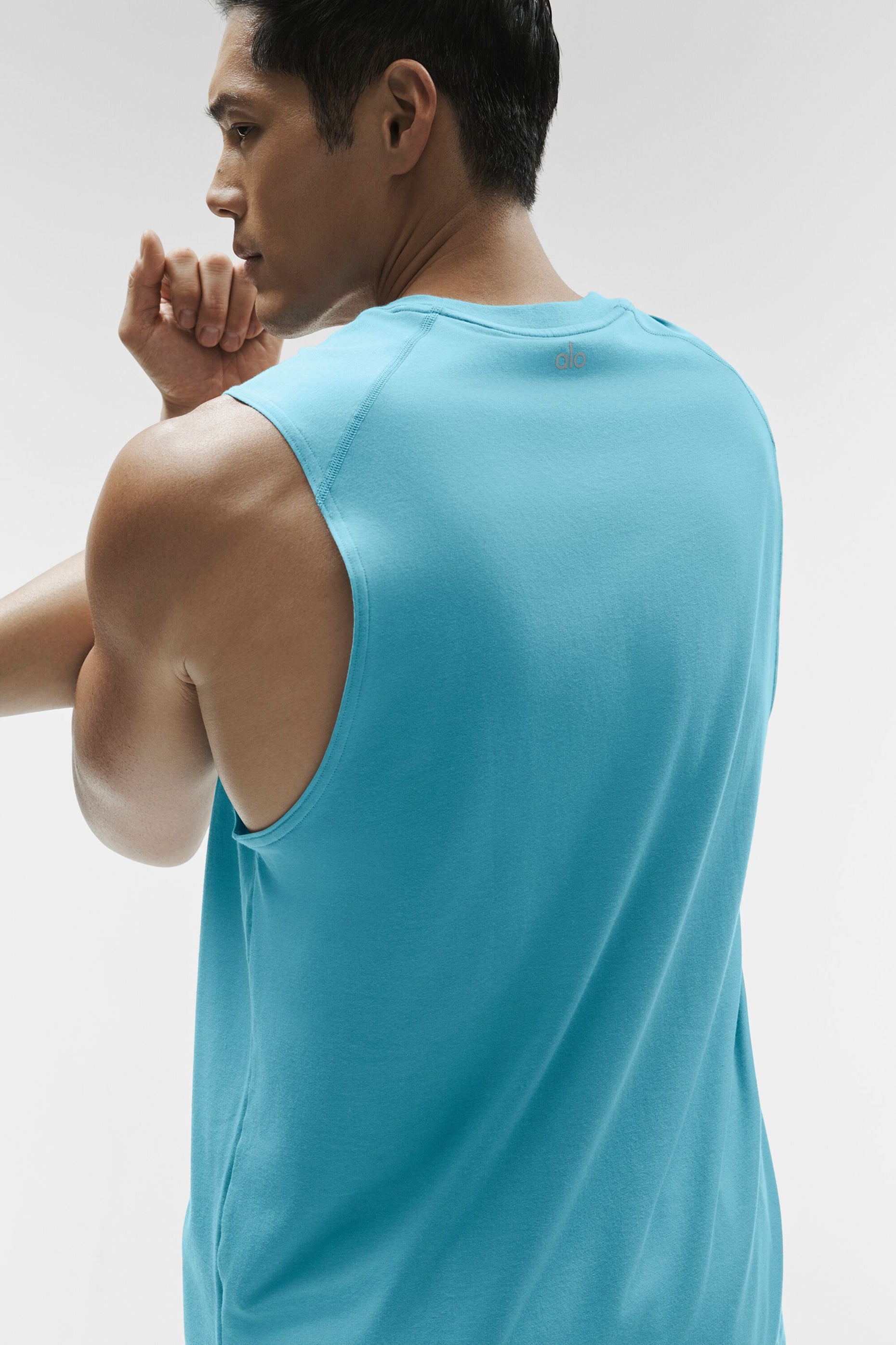 ALO Vapor Muscle Tank - Blue Breeze — photo 2