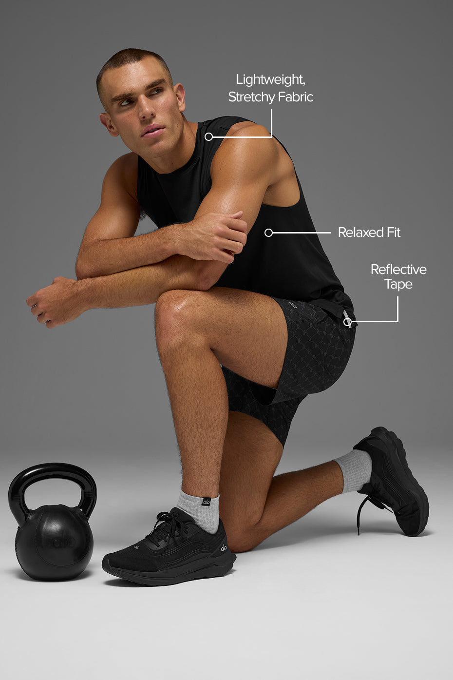Idol Muscle Tank - Black — photo 2