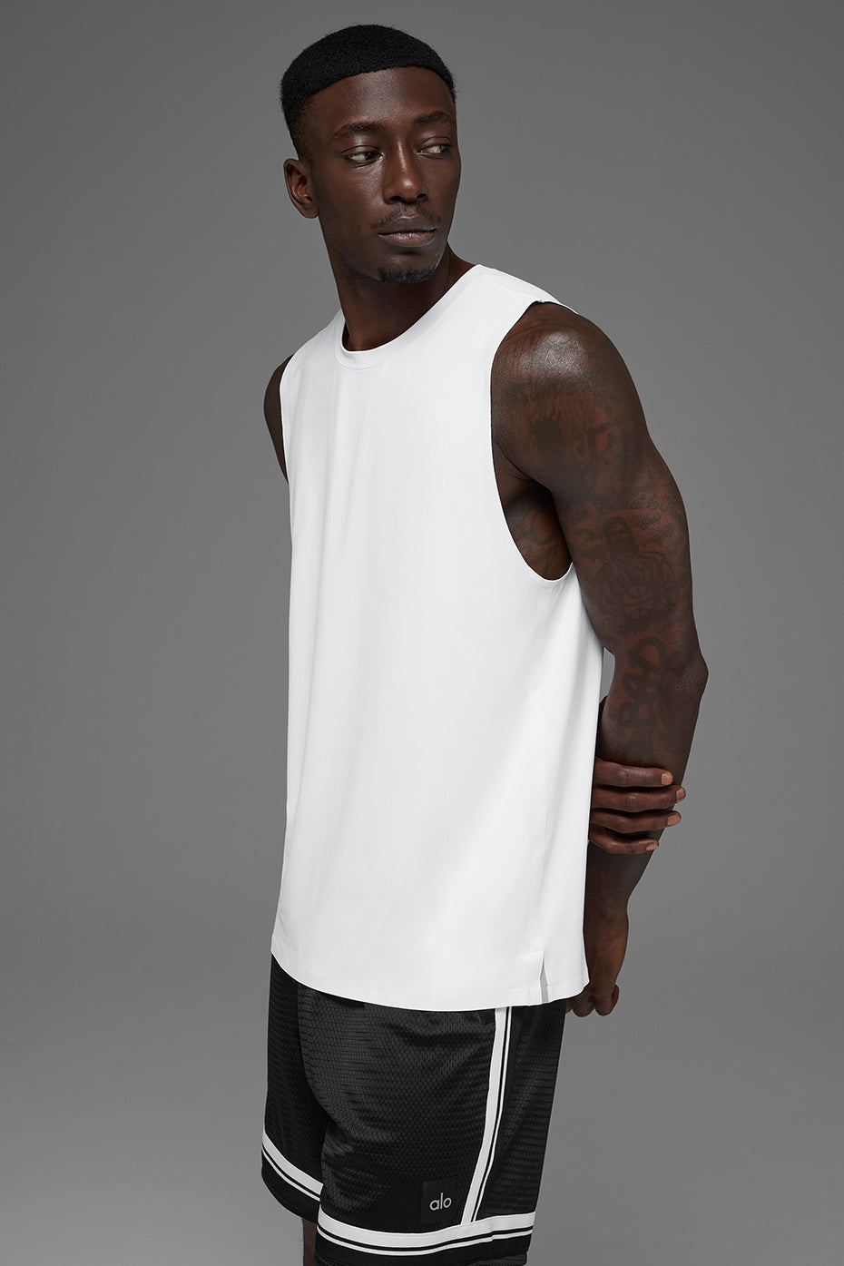 Idol Muscle Tank - White — photo 4