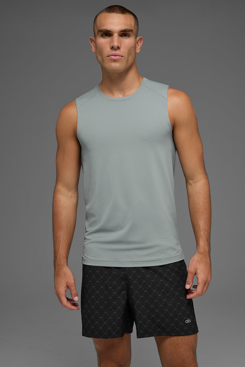 Idol Muscle Tank - Lunar Grey — photo 1