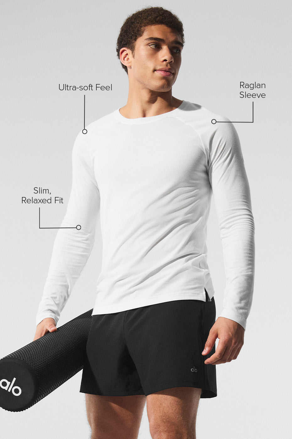 Triumph Long Sleeve Tee - White — photo 2
