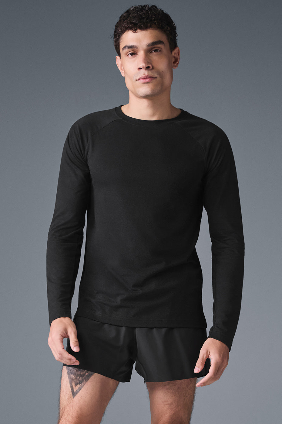 Triumph Long Sleeve Tee - Black — photo 1