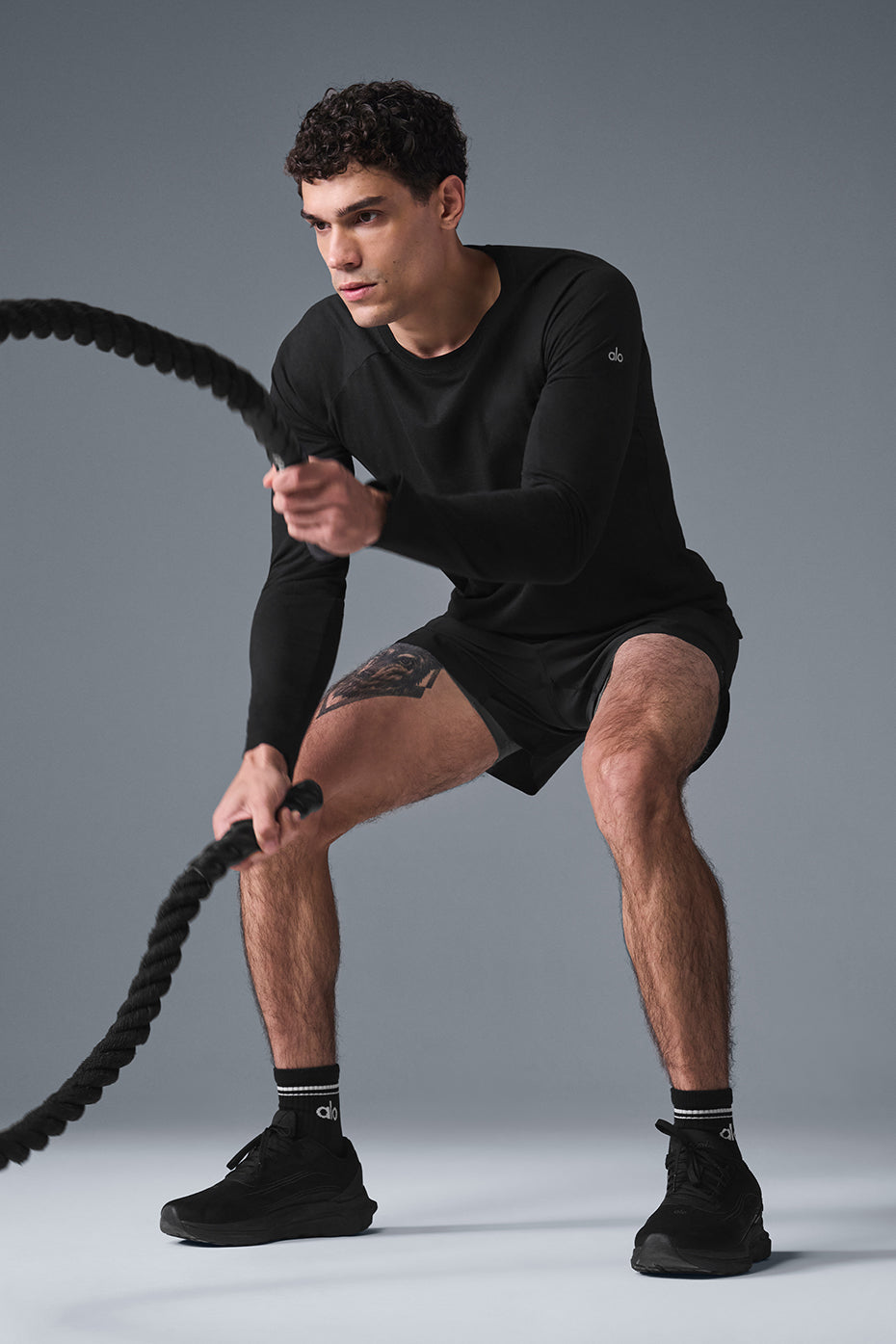 Triumph Long Sleeve Tee - Black — photo 4