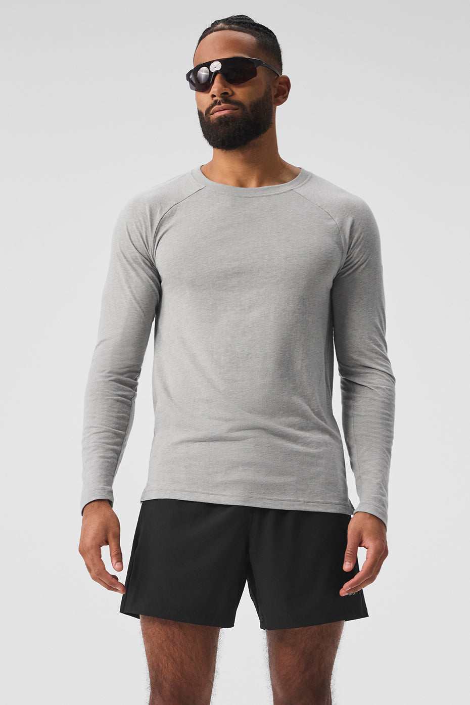 Triumph Long Sleeve Tee - Athletic Heather Grey — photo 1