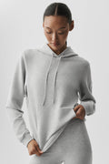 Micro Waffle Fast Break Hoodie - Athletic Heather Grey — photo 1