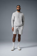 Micro Waffle Fast Break Hoodie - Athletic Heather Grey — photo 1