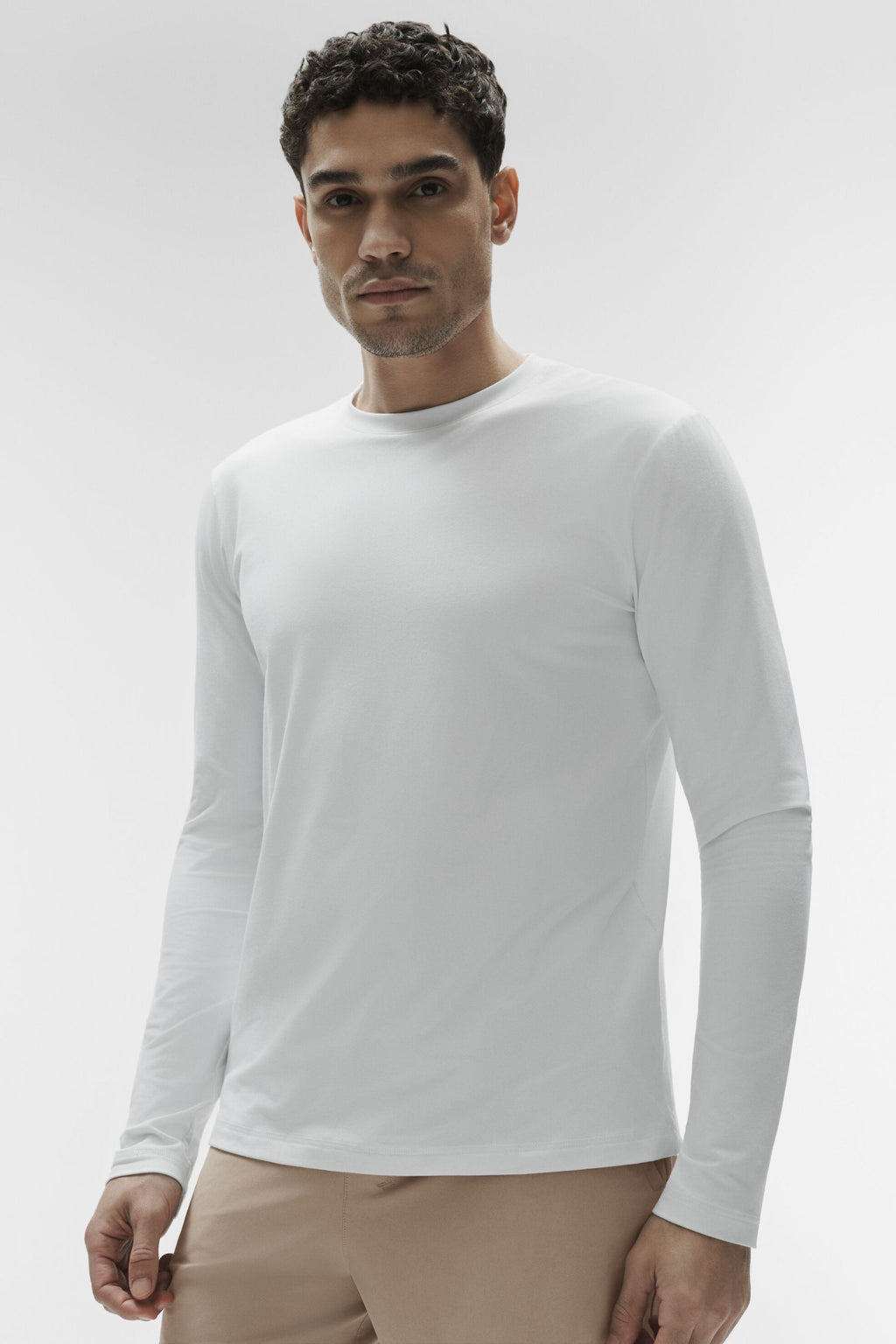 Conquer Reform Crewneck Long Sleeve - White — photo 1