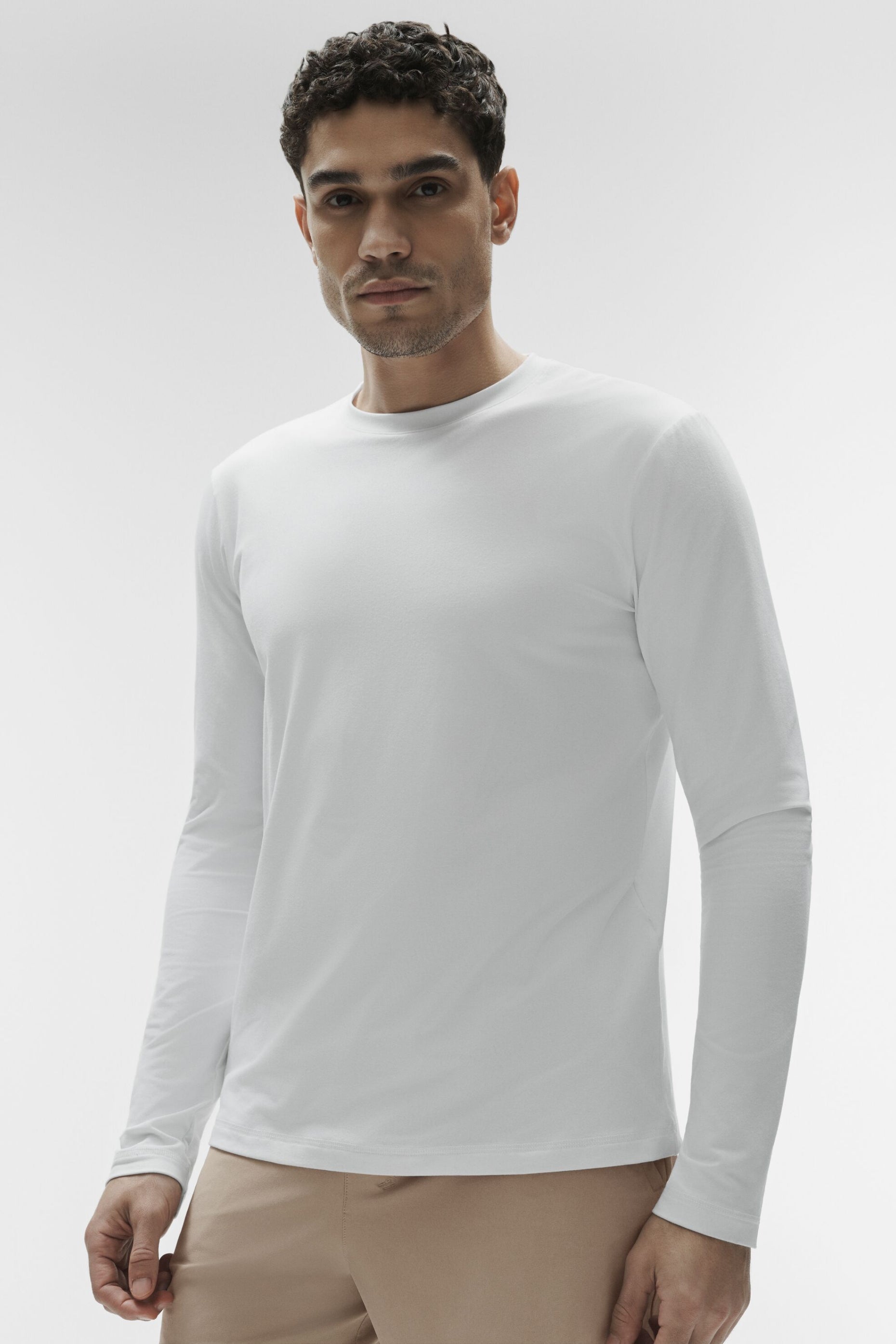 Conquer Reform Crewneck Long Sleeve - White — photo 1