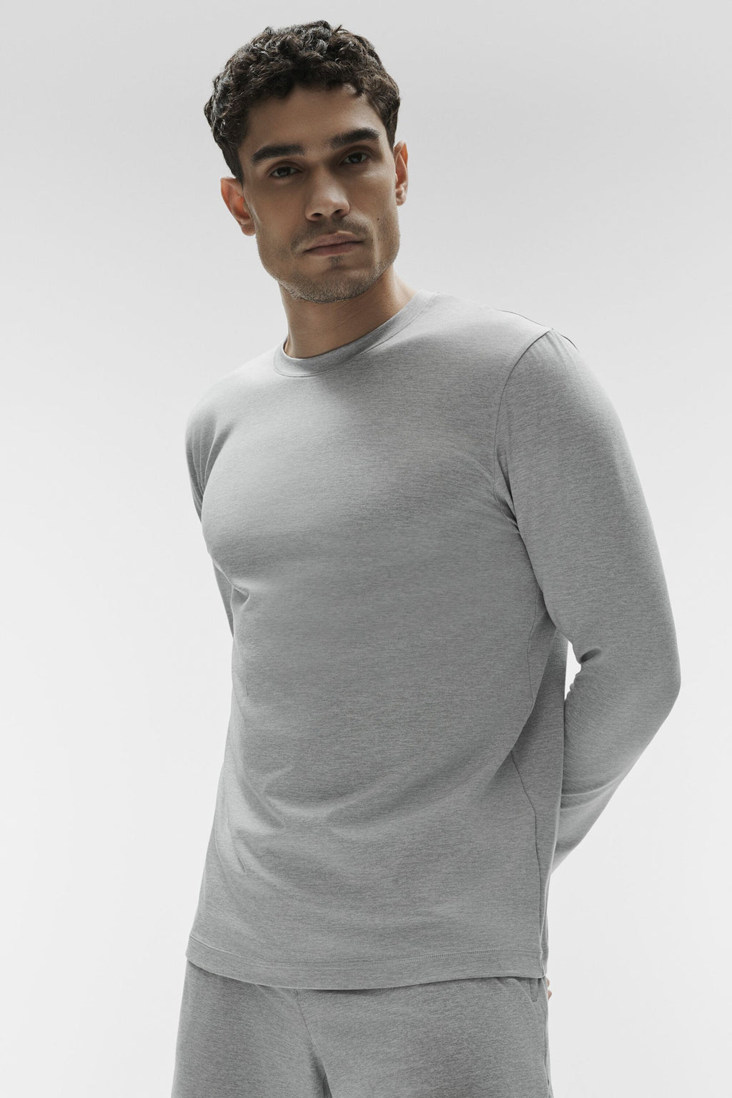 Conquer Reform Crewneck Long Sleeve - Athletic Heather Grey — photo 1