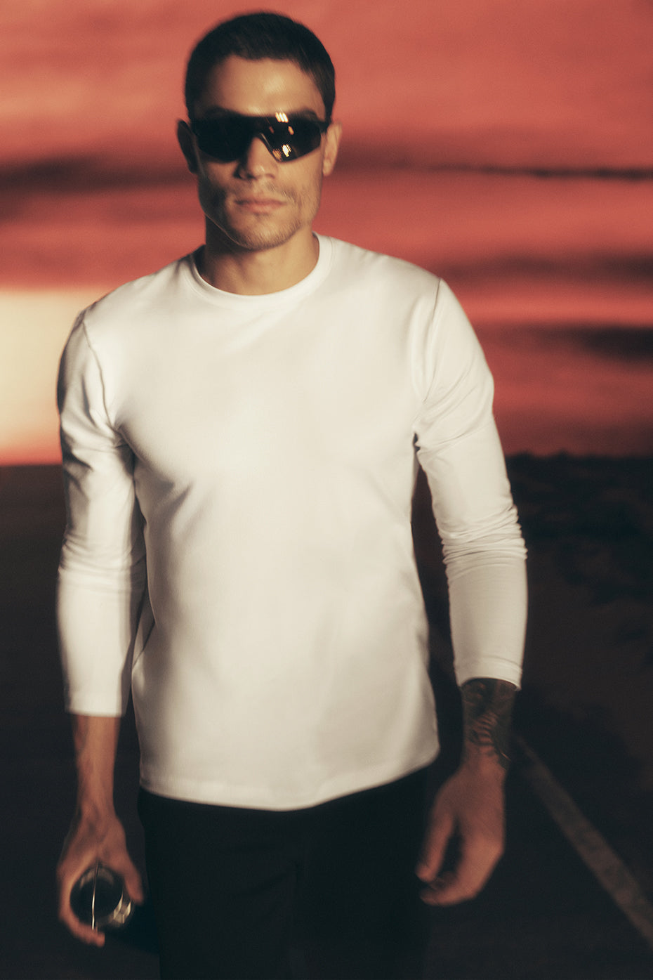 Conquer Reform Crewneck Long Sleeve - Bone — photo 1