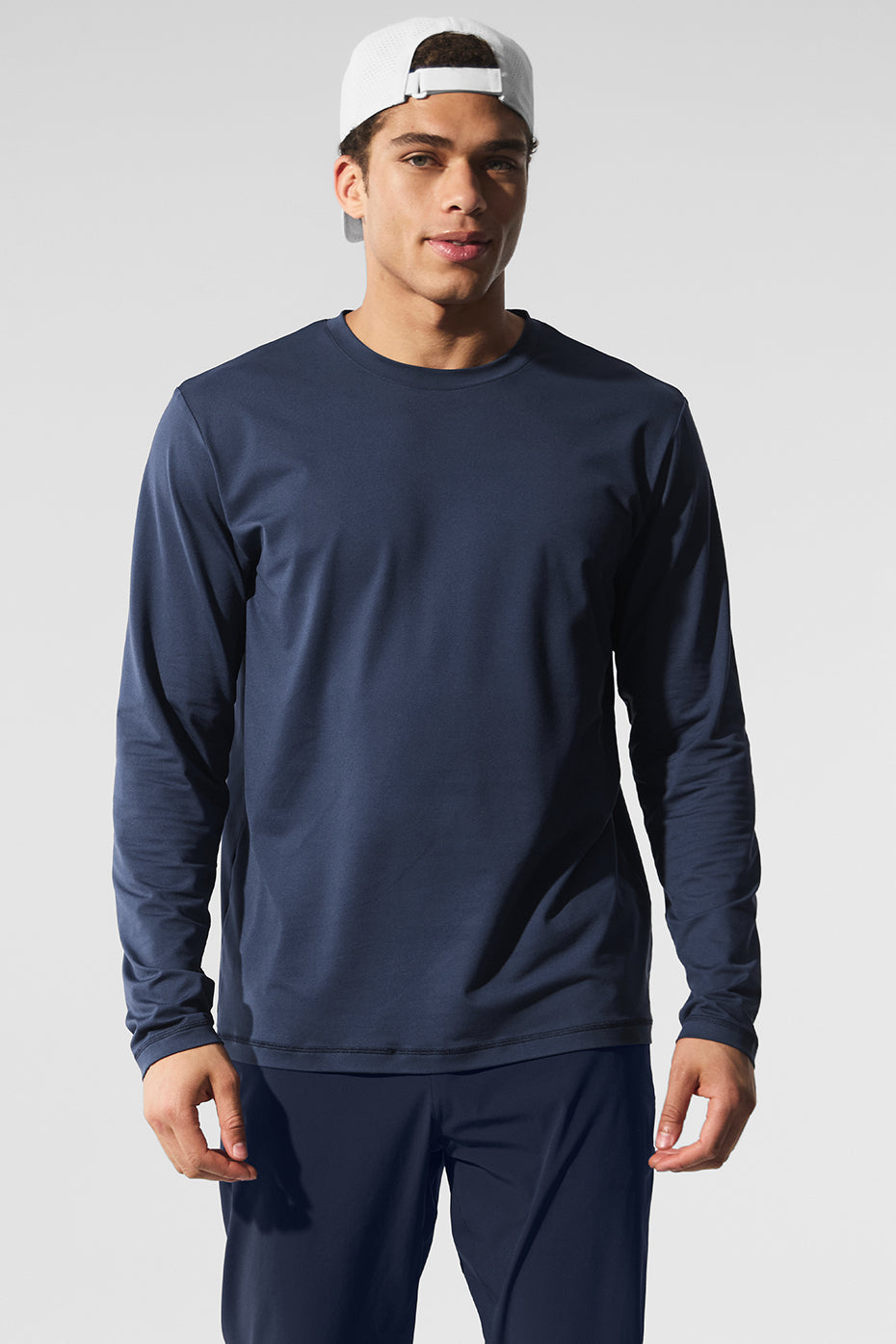 Conquer Reform Crewneck Long Sleeve - Navy — photo 1