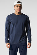 Conquer Reform Crewneck Long Sleeve - Navy — photo 1