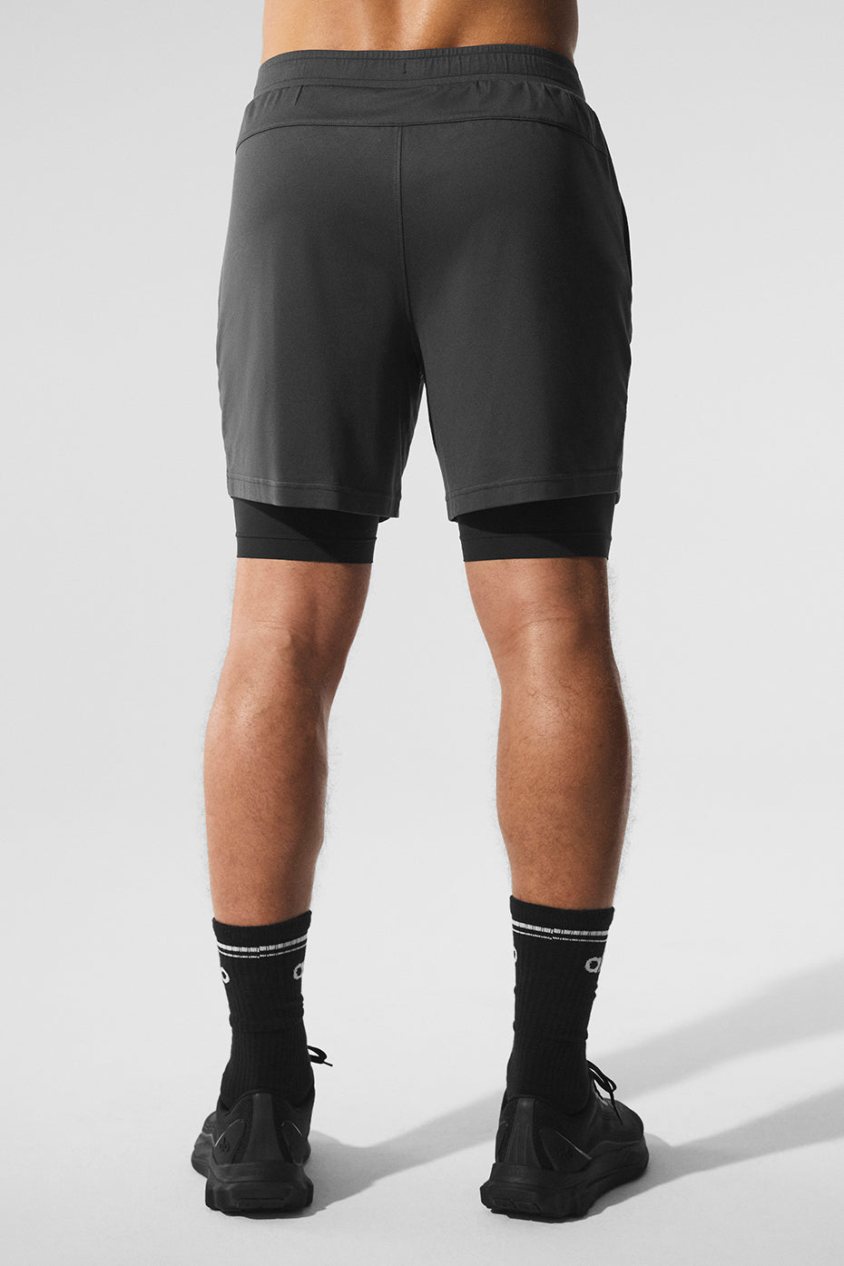 Conquer React 2-In-1 Performance Short - Anthracite/Black — photo 2