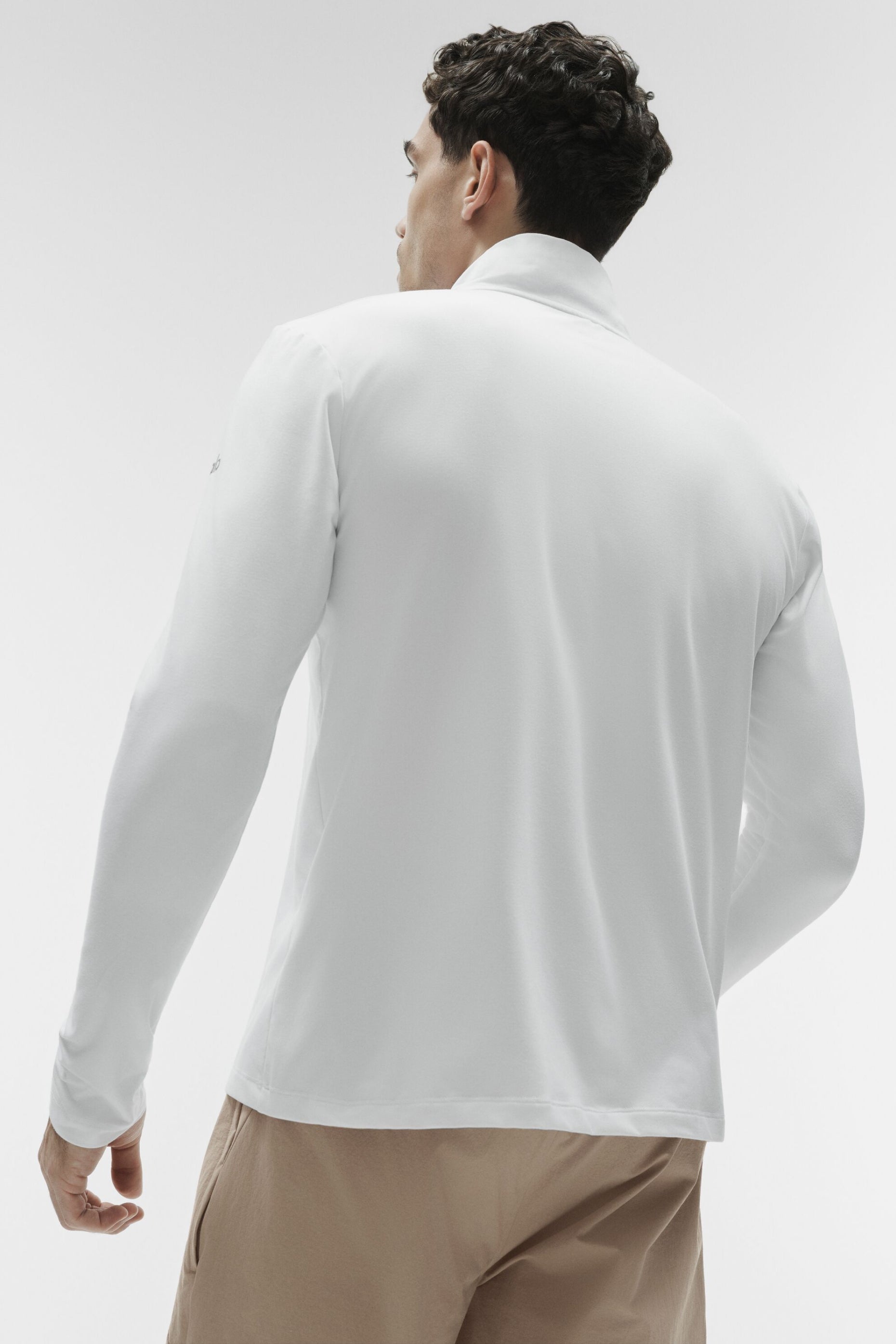 Conquer 1/4 Zip Reform Long Sleeve - White — photo 5