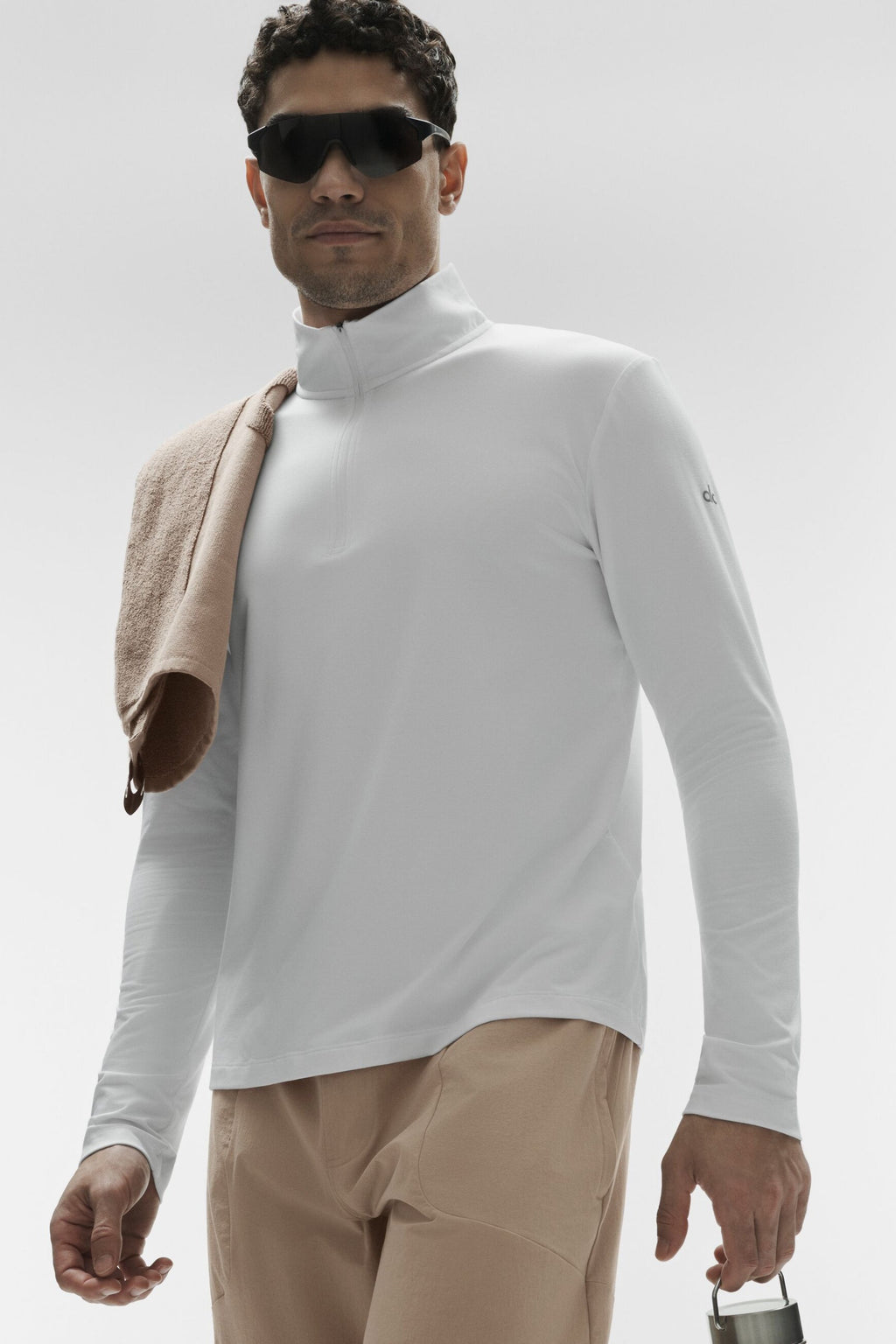 Conquer 1/4 Zip Reform Long Sleeve - White — photo 4