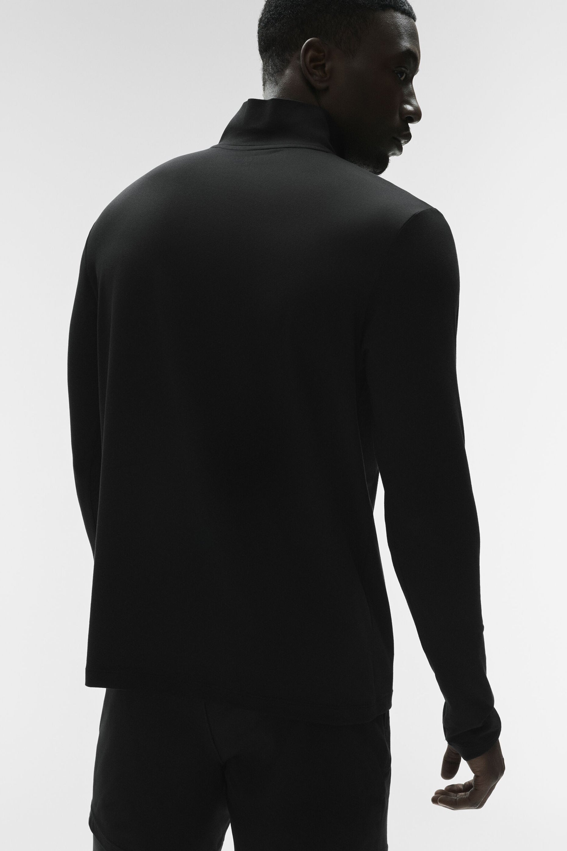 Conquer 1/4 Zip Reform Long Sleeve - Black — photo 3