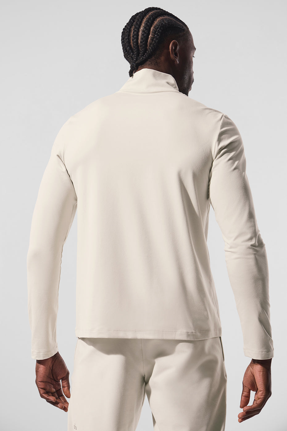 Conquer 1/4 Zip Reform Long Sleeve - Bone — photo 5