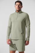 Conquer 1/4 Zip Reform Long Sleeve - Limestone — photo 1