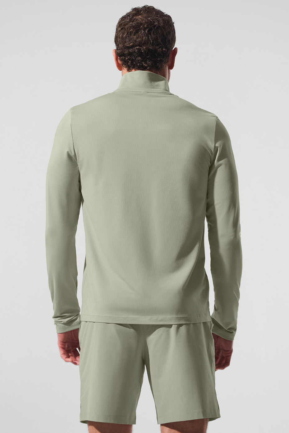 Conquer 1/4 Zip Reform Long Sleeve - Limestone — photo 2
