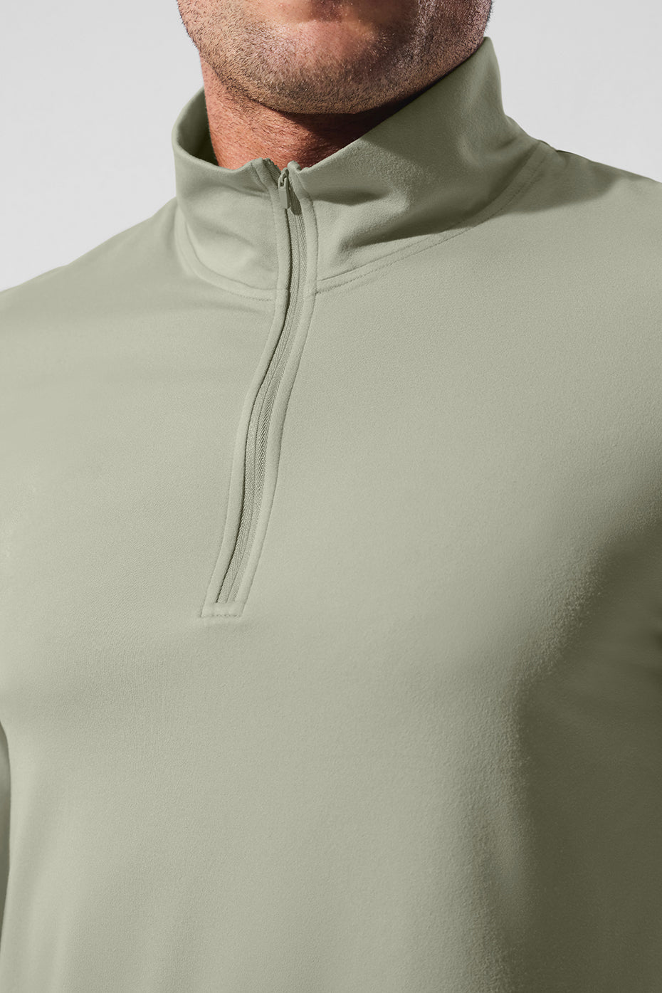 Conquer 1/4 Zip Reform Long Sleeve - Limestone — photo 4