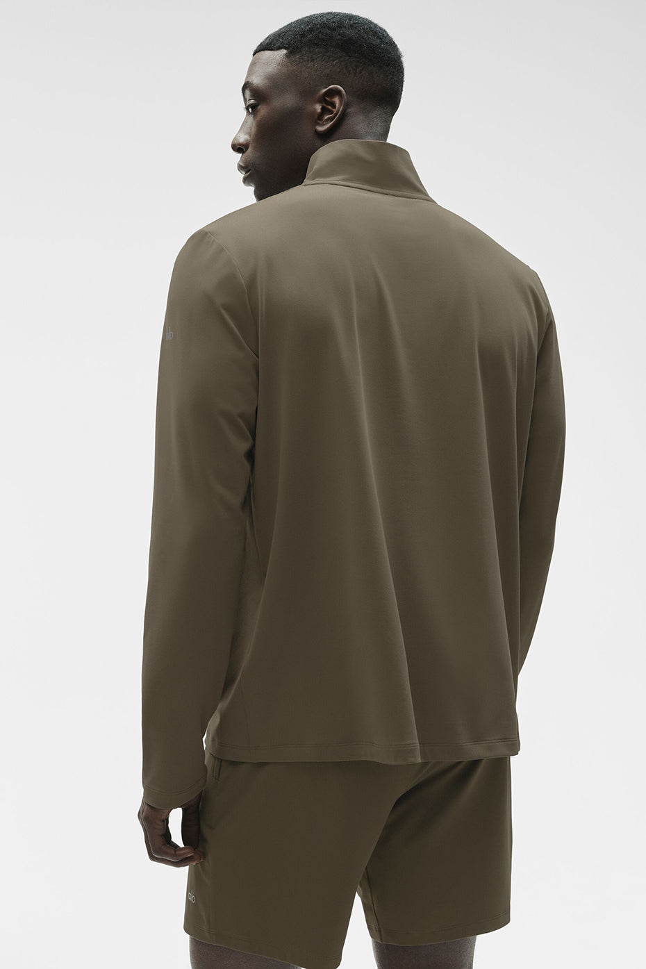 Conquer 1/4 Zip Reform Long Sleeve - Olive Tree — photo 2
