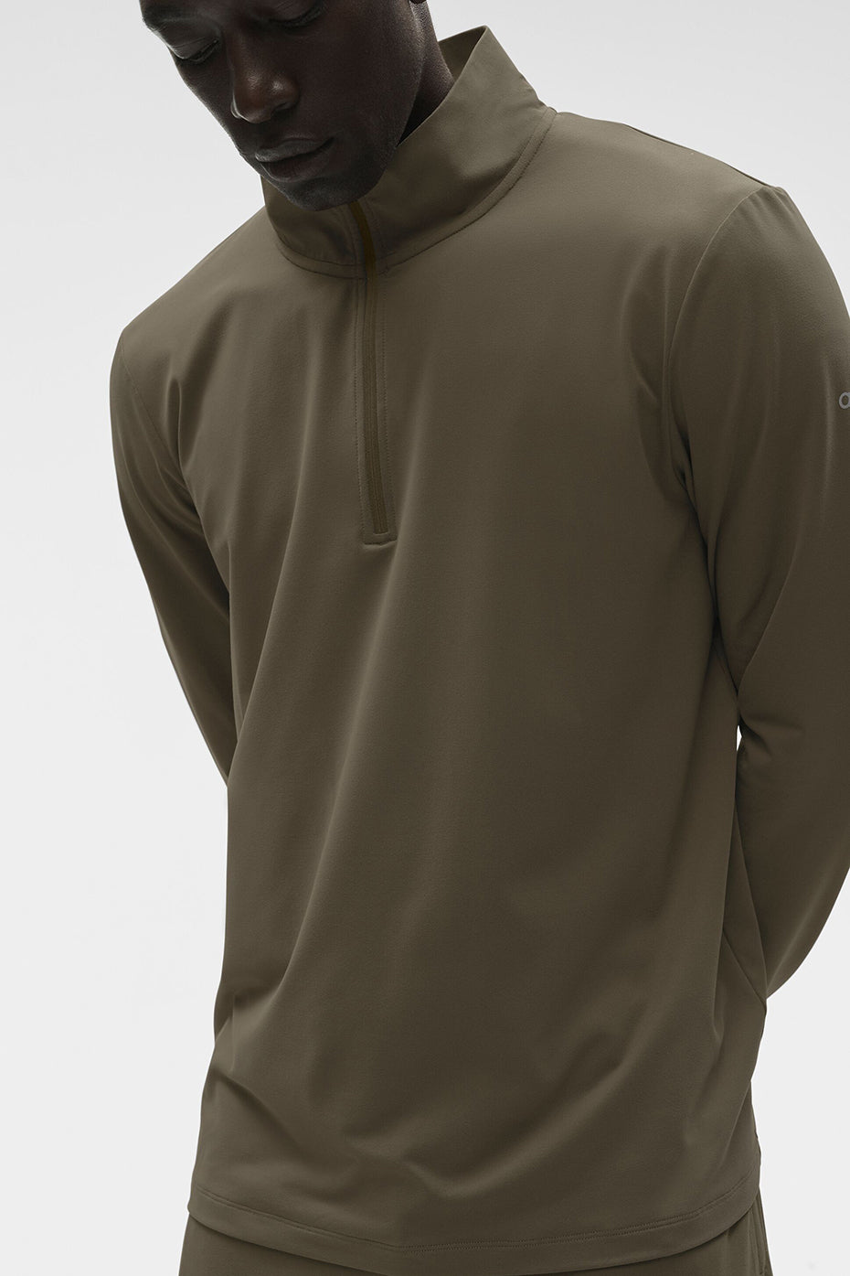 Conquer 1/4 Zip Reform Long Sleeve - Olive Tree — photo 3