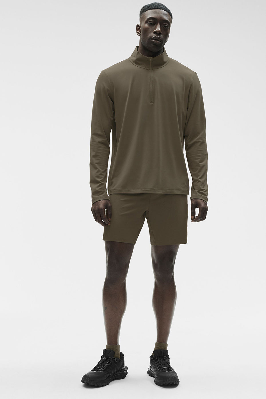 Conquer 1/4 Zip Reform Long Sleeve - Olive Tree — photo 6