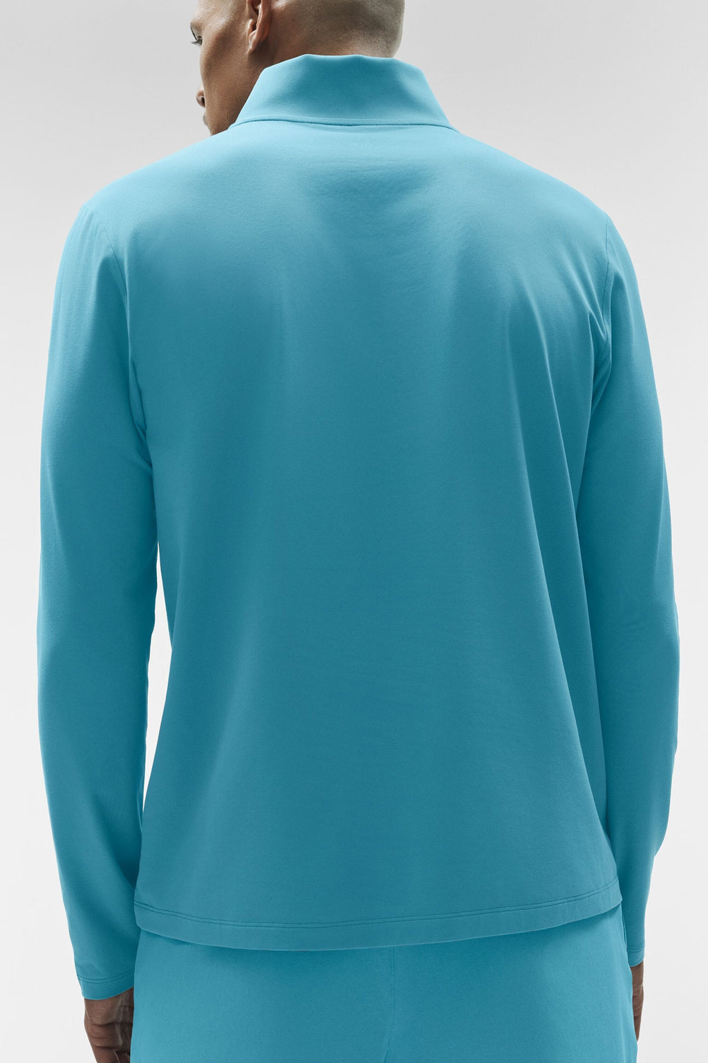 Conquer 1/4 Zip Reform Long Sleeve - Blue Breeze — photo 2