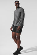 Conquer Reform Long Sleeve With Hood - Dark Heather Grey — photo 4