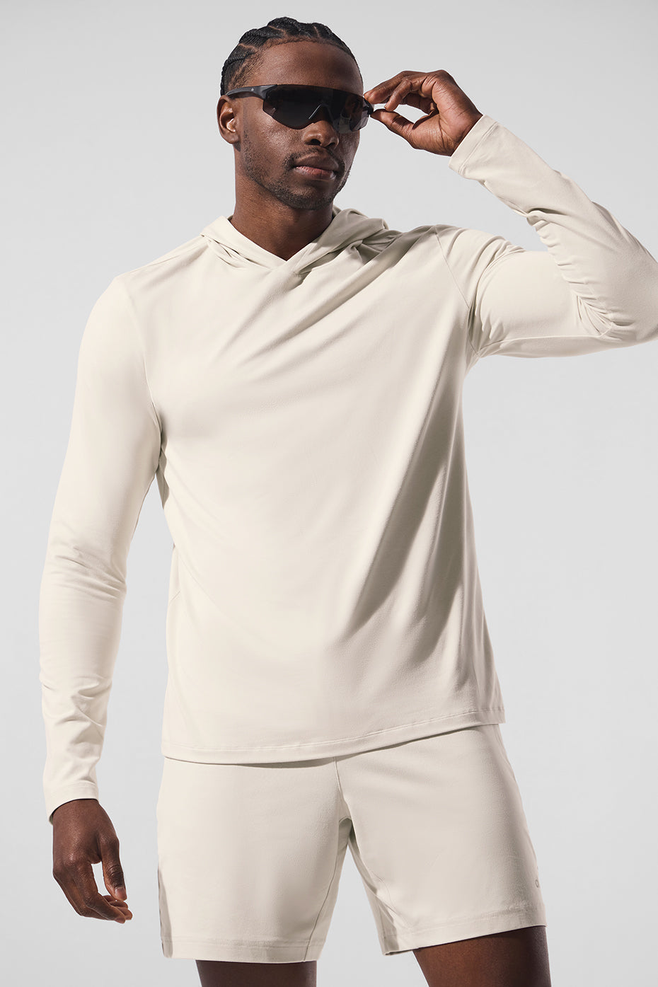 Conquer Reform Long Sleeve With Hood - Bone — photo 1