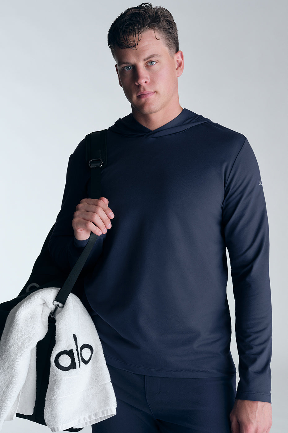 Conquer Reform Long Sleeve With Hood - Navy — photo 1