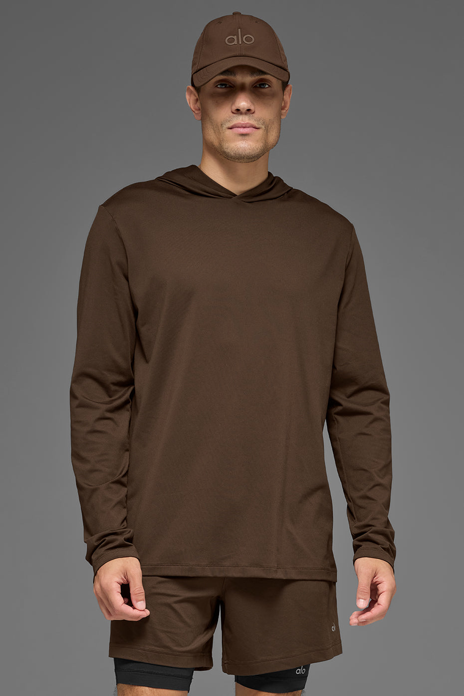 Conquer Reform Long Sleeve With Hood - Espresso — photo 1
