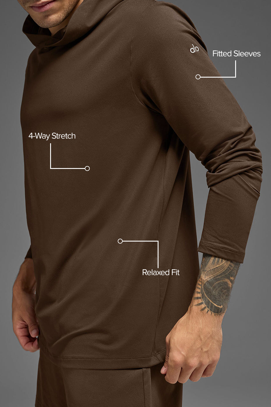 Conquer Reform Long Sleeve With Hood - Espresso — photo 2