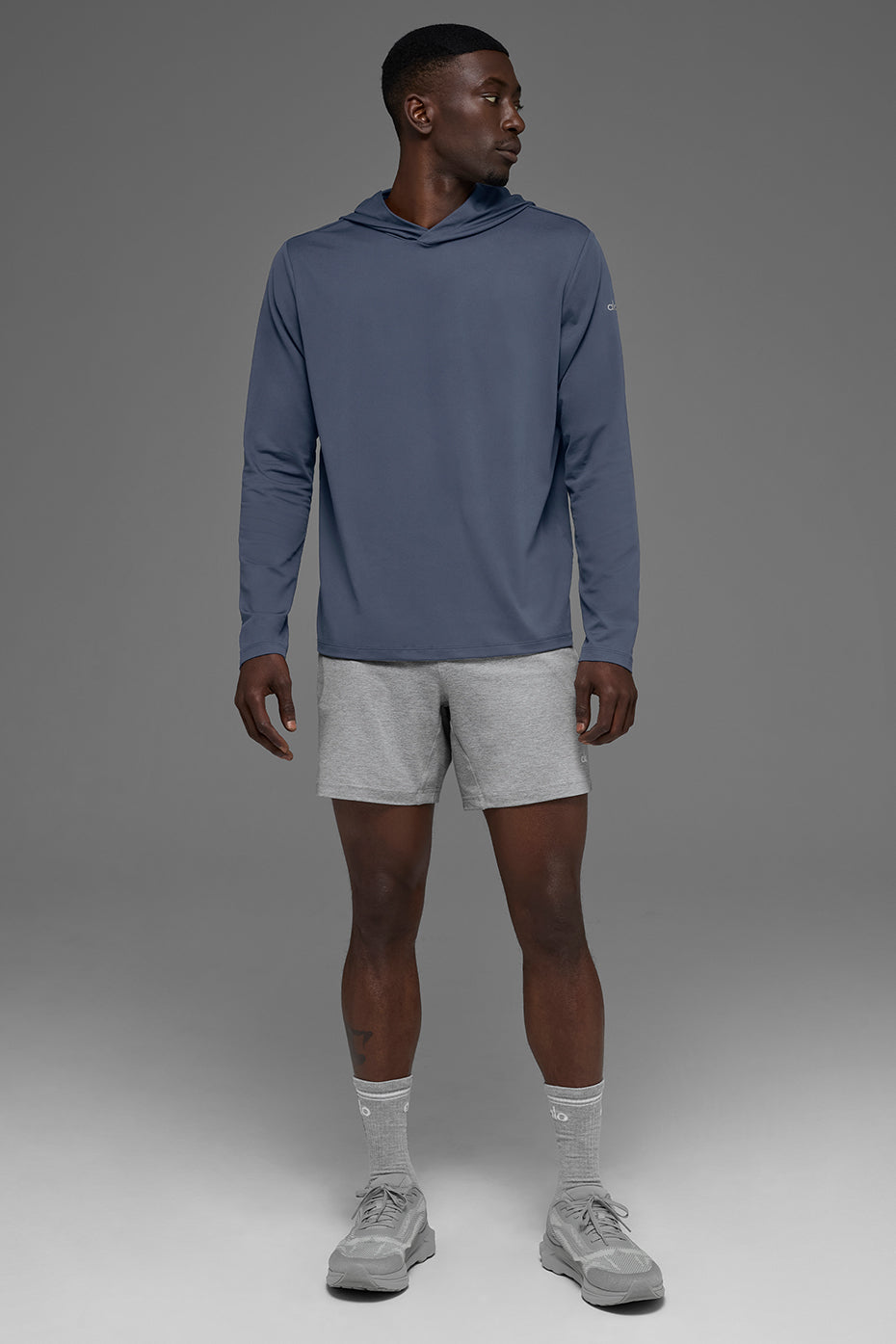Conquer Reform Long Sleeve With Hood - Bluestone — photo 5