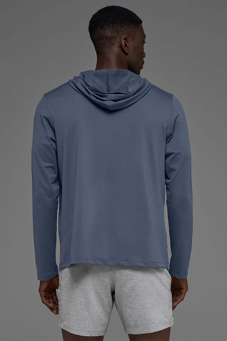 Conquer Reform Long Sleeve With Hood - Bluestone — photo 3