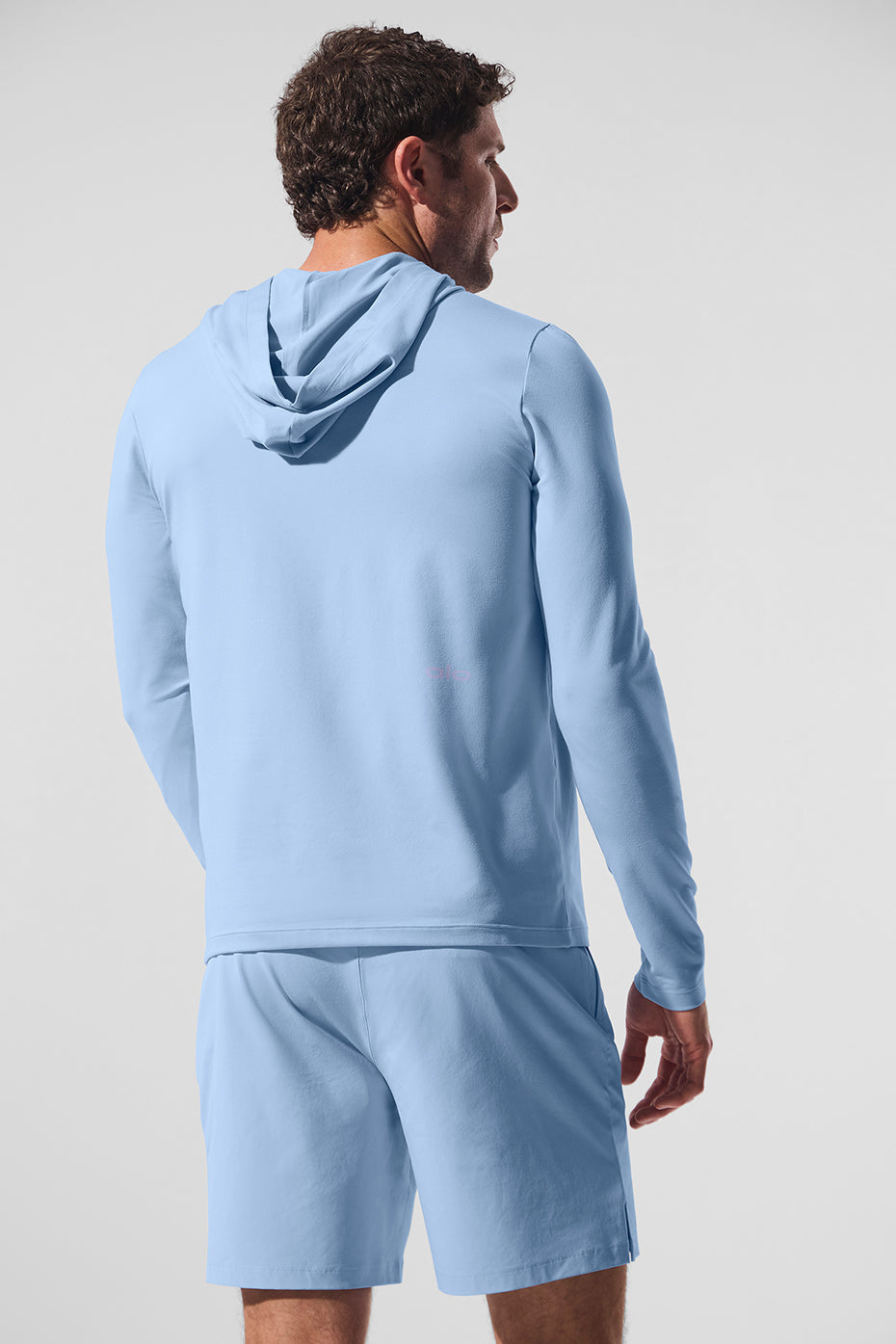 Conquer Reform Long Sleeve With Hood - Seashell Blue — photo 3