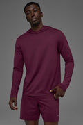 Conquer Reform Long Sleeve With Hood - Burgundy — photo 1