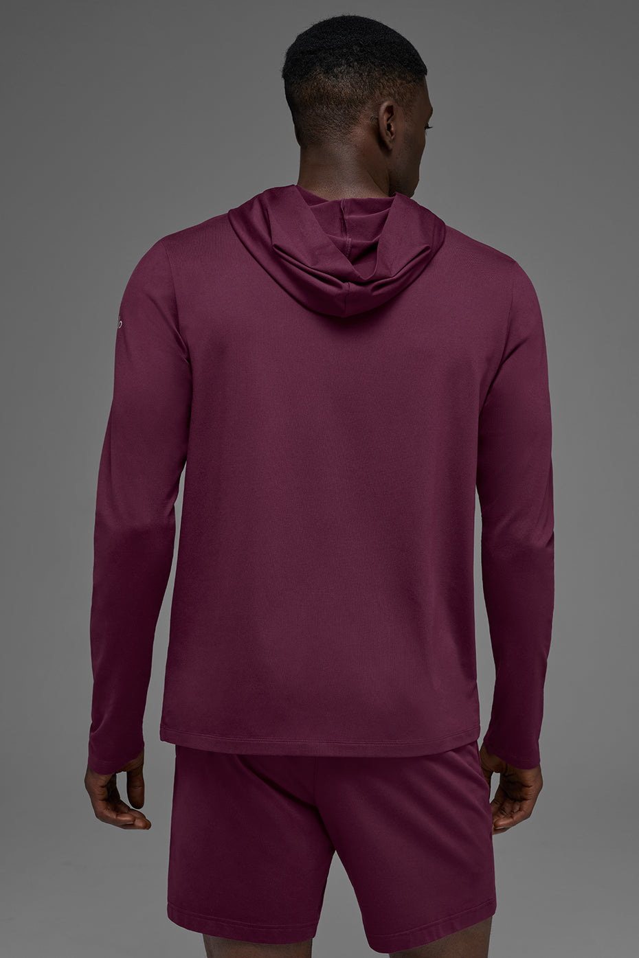 Conquer Reform Long Sleeve With Hood - Burgundy — photo 3