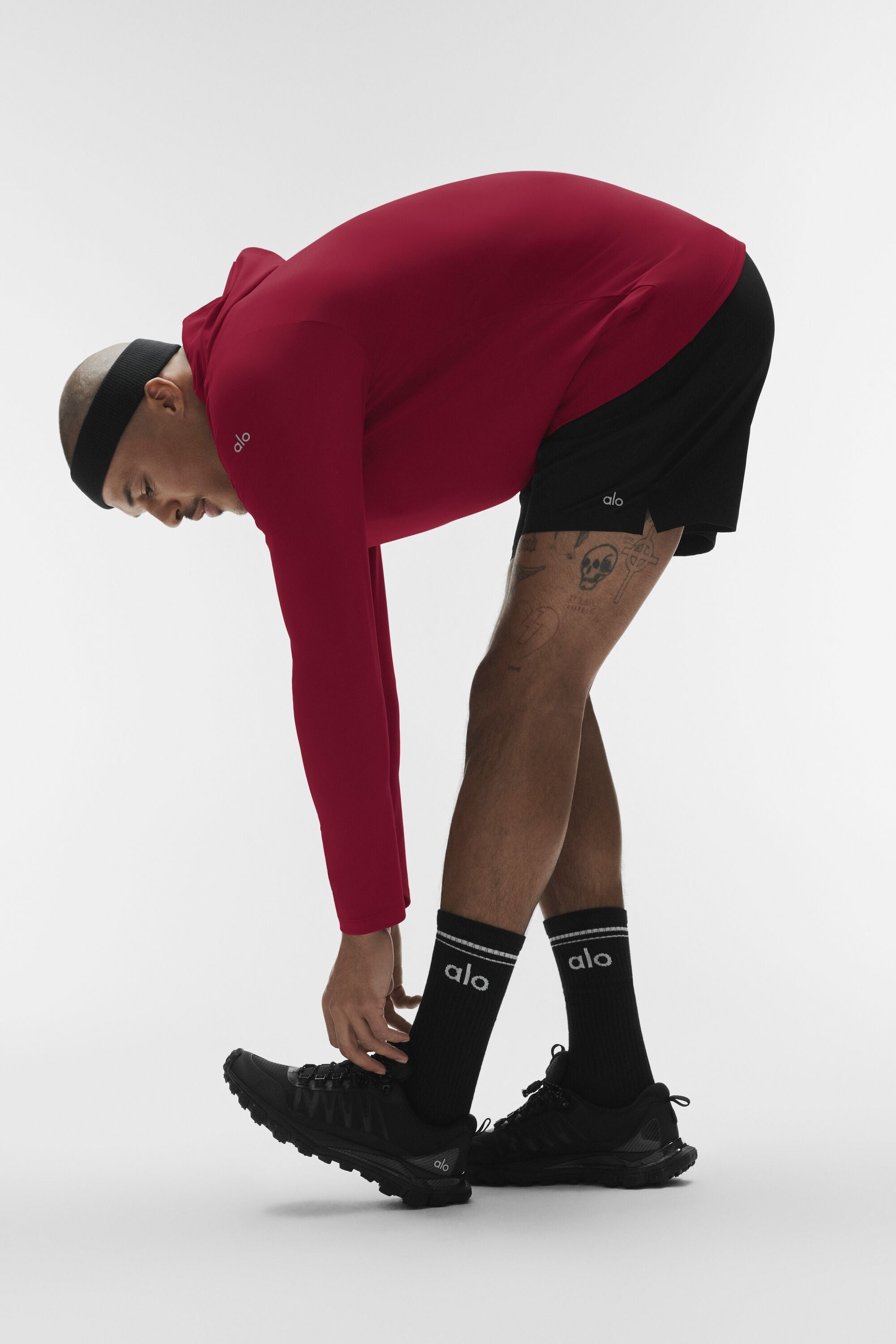 Conquer Reform Long Sleeve With Hood - Garnet — photo 5