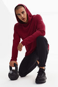 Conquer Reform Long Sleeve With Hood - Garnet — photo 1