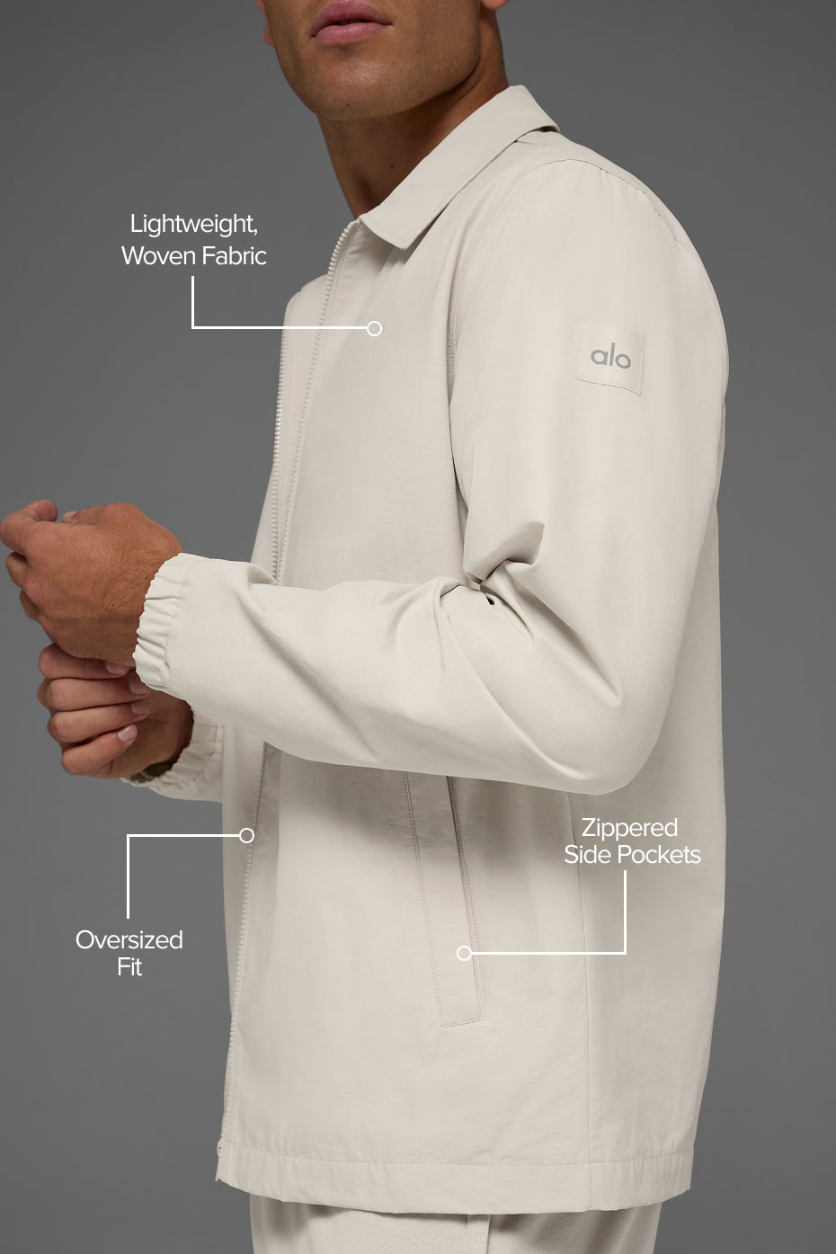 Torrent Overshirt - Bone — photo 2