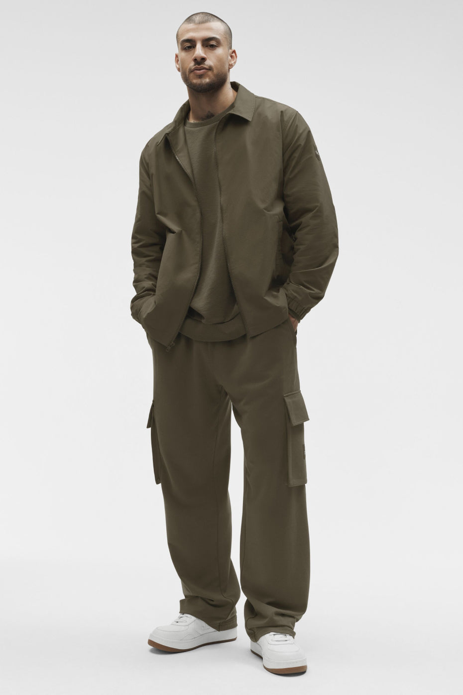 Torrent Overshirt - Olive Tree — photo 6