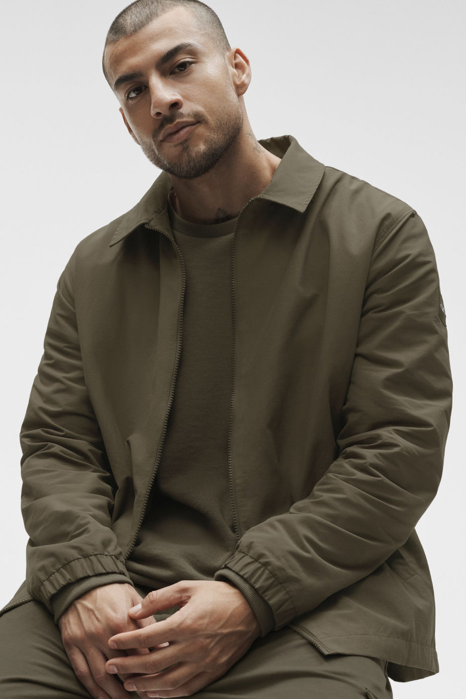 Torrent Overshirt - Olive Tree — photo 5