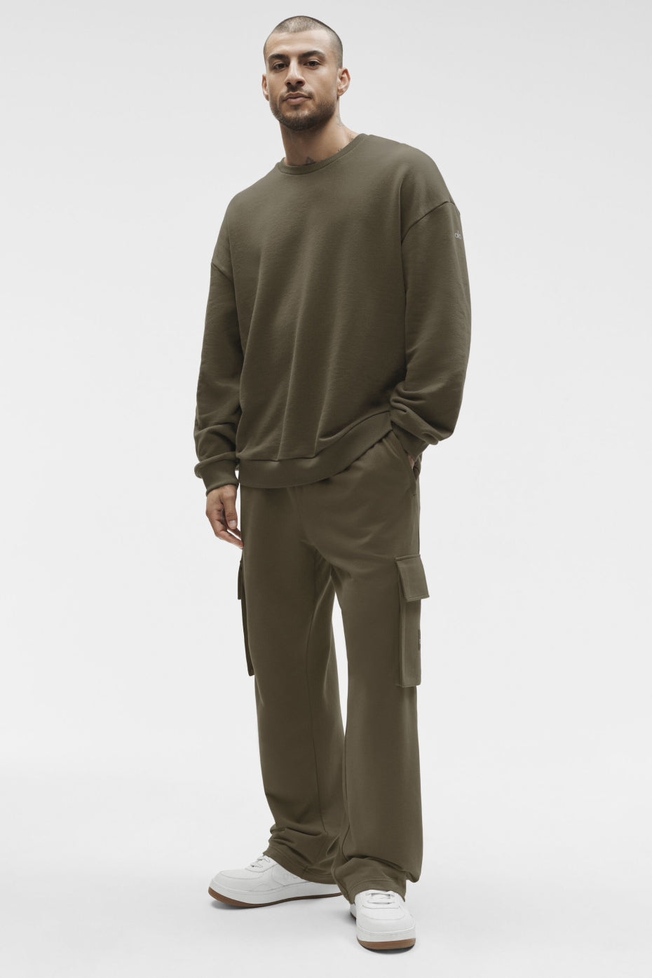 Chill Crew Neck Pullover - Olive Tree — photo 5